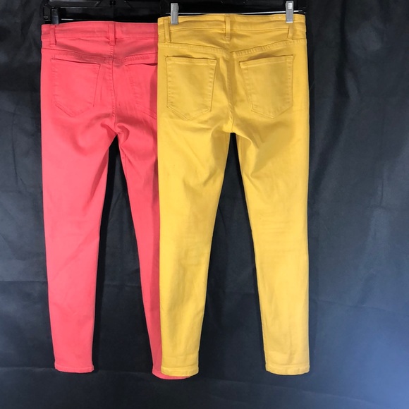 Joe,s & else Jeans , Size.W 26 , Yellow & Pink . - Picture 2 of 8